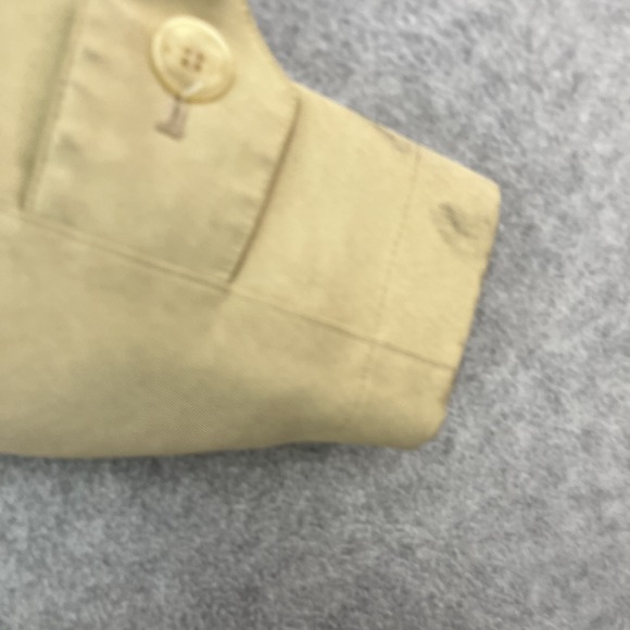 Burberry Women Trench Coat Waxed Beige Size L 24x36 Nova Check Rain Polyurlthane - Picture 6 of 16